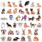 Wrapables Waterproof Vinyl Stickers for Water Bottles, Laptop, Phones, Skateboards, Decals for Teens, 80pcs
